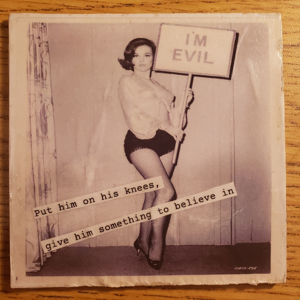 W.A.P. Lyric coaster